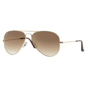 RAYBAN AVIATOR GRADIENT BROWN/GOLD